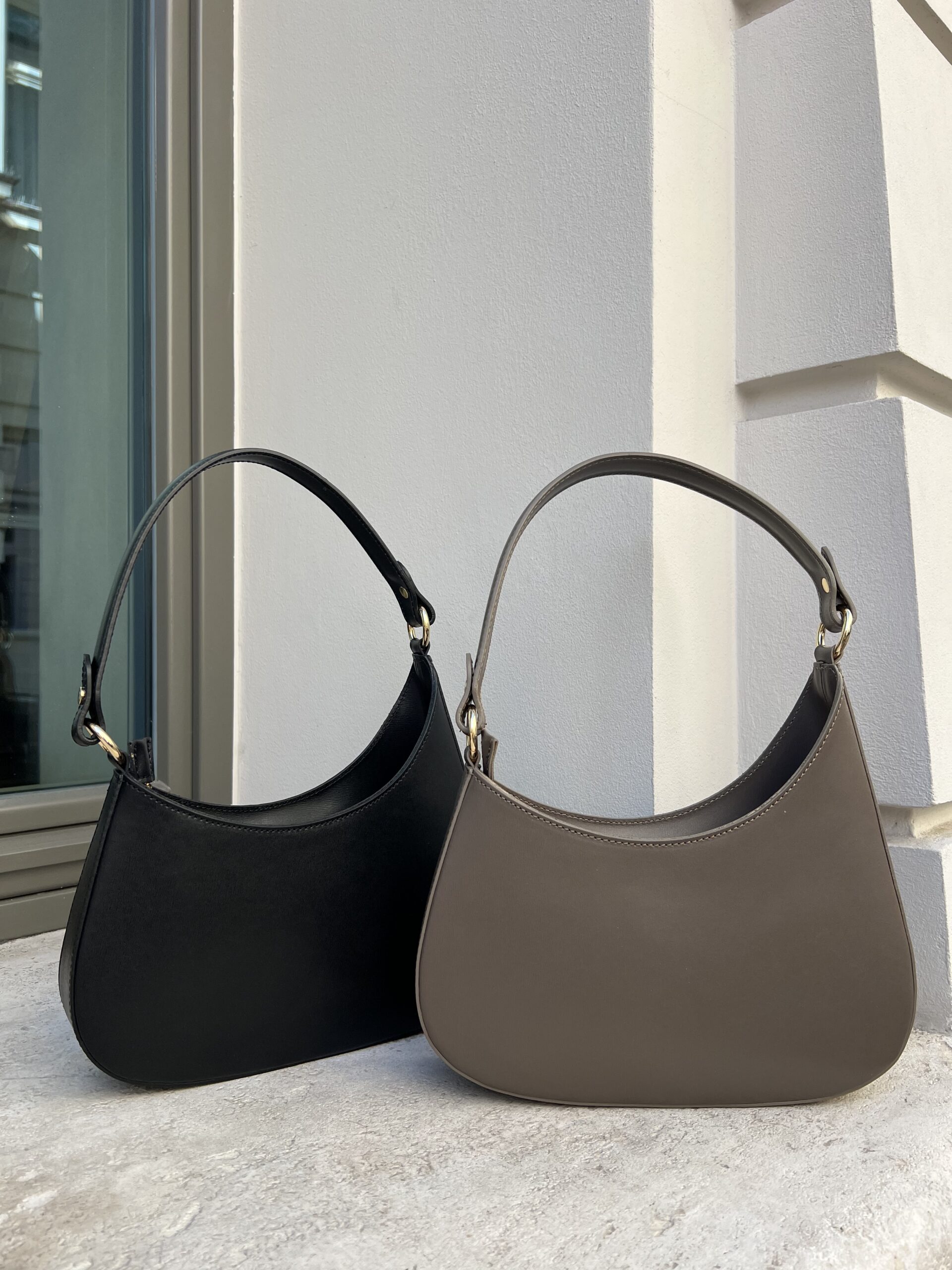 Torebka Luna - dark taupe - obrazek 3