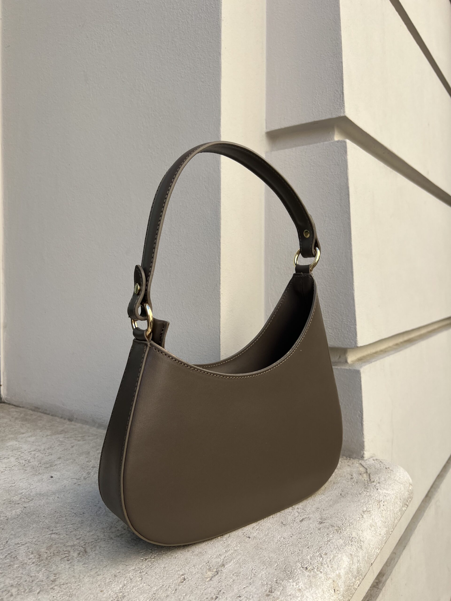 Torebka Luna - dark taupe - obrazek 2