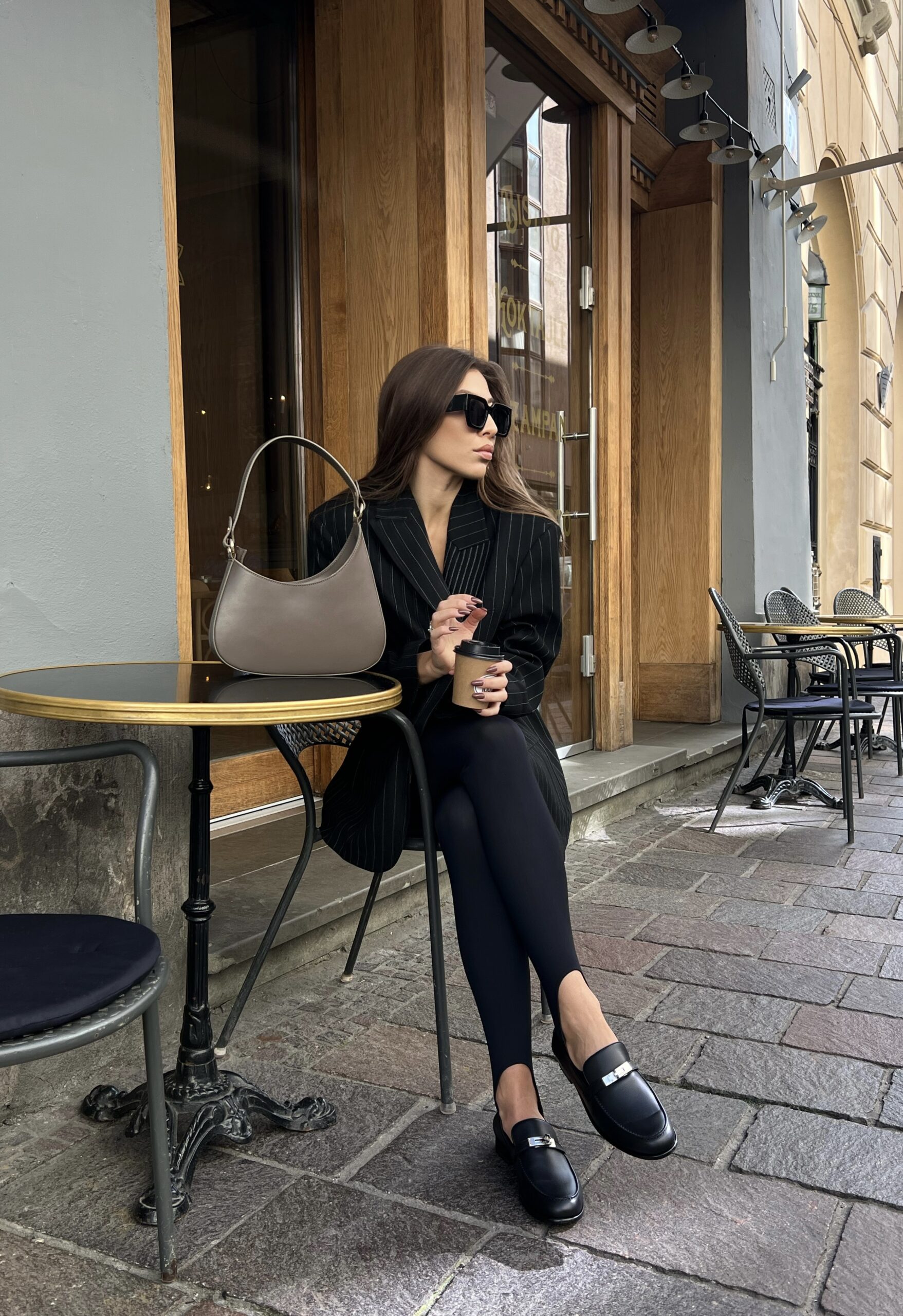 Torebka Luna - dark taupe - obrazek 5