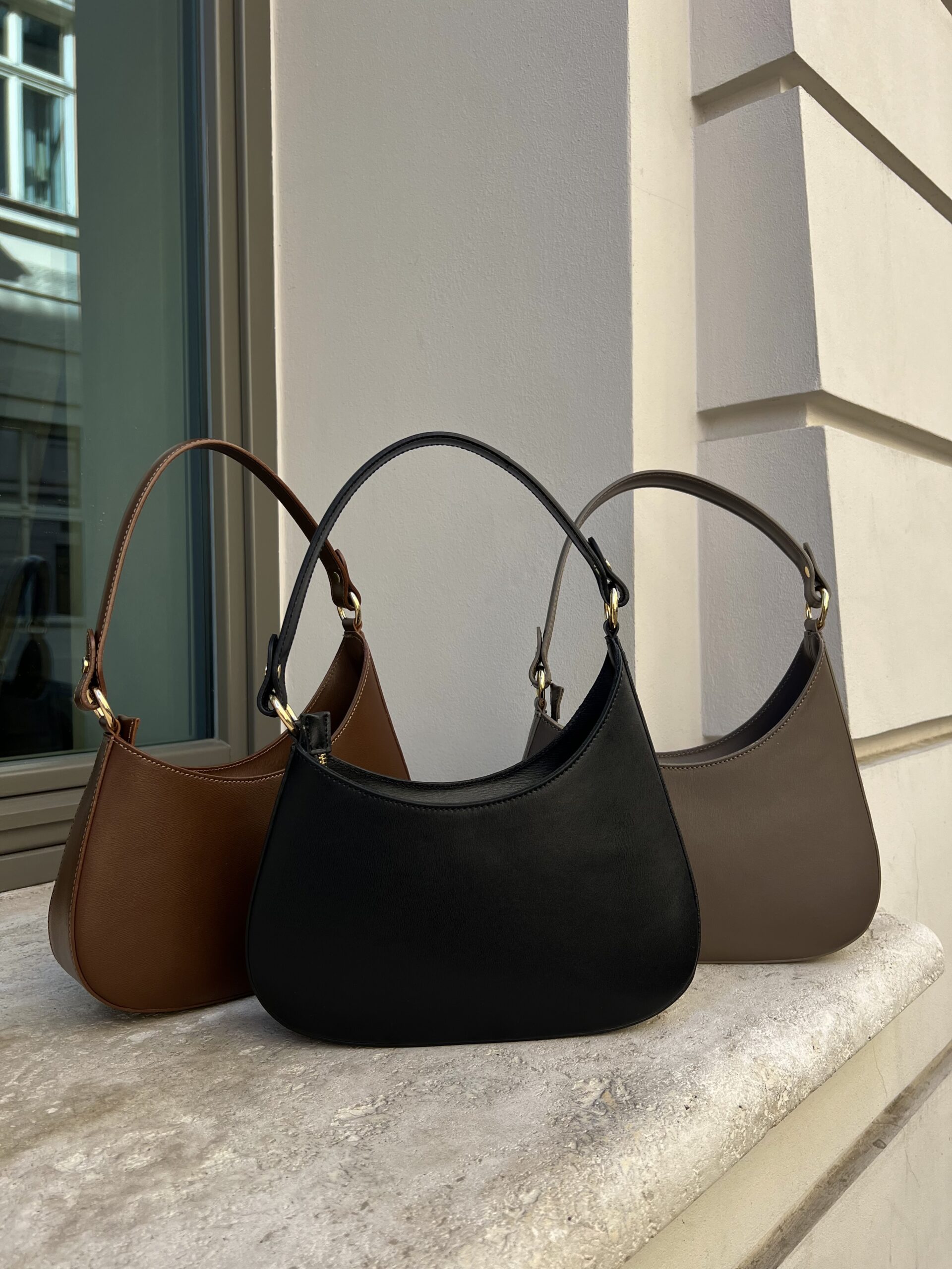 Torebka Luna - czekoladowa TOREBKA WYPRZEDANA - obrazek 4