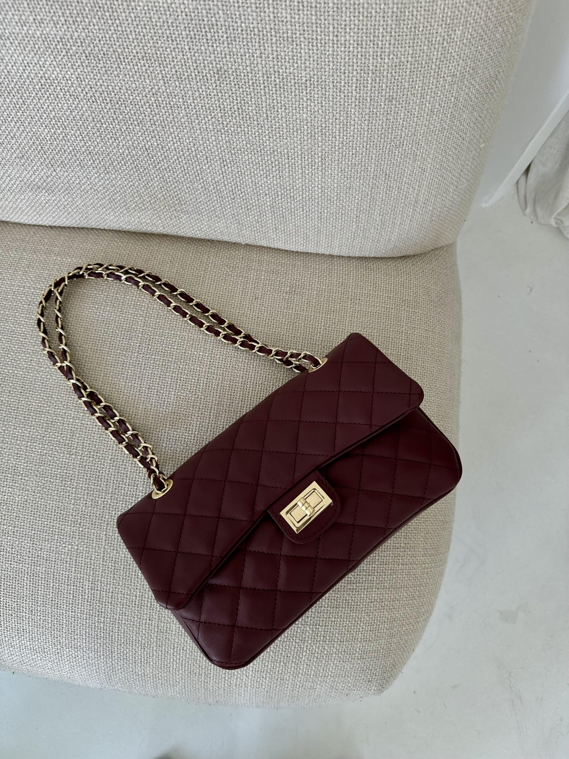 Torebka Charlie - bordowa - obrazek 2