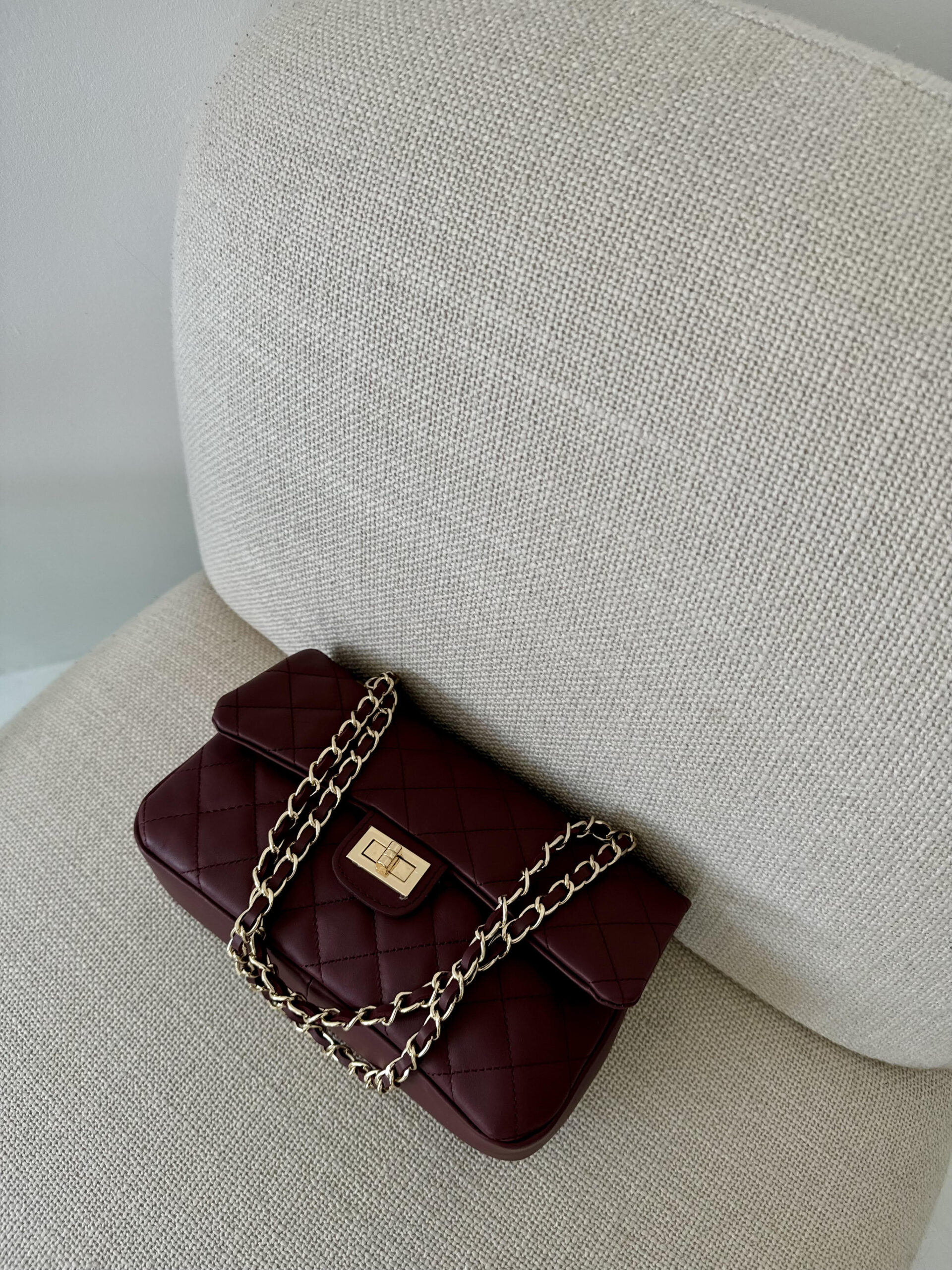 Torebka Charlie - bordowa - obrazek 3