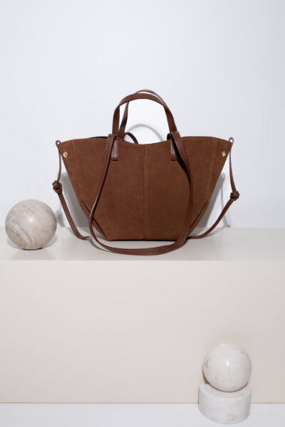 IMG_2234 Torebka Penelope - czekoladowa zamszowa