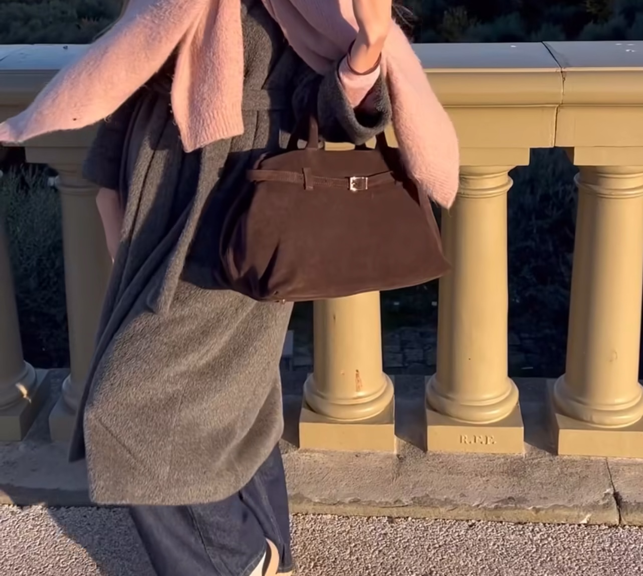 Torebka Bridget - czekoladowa - obrazek 3