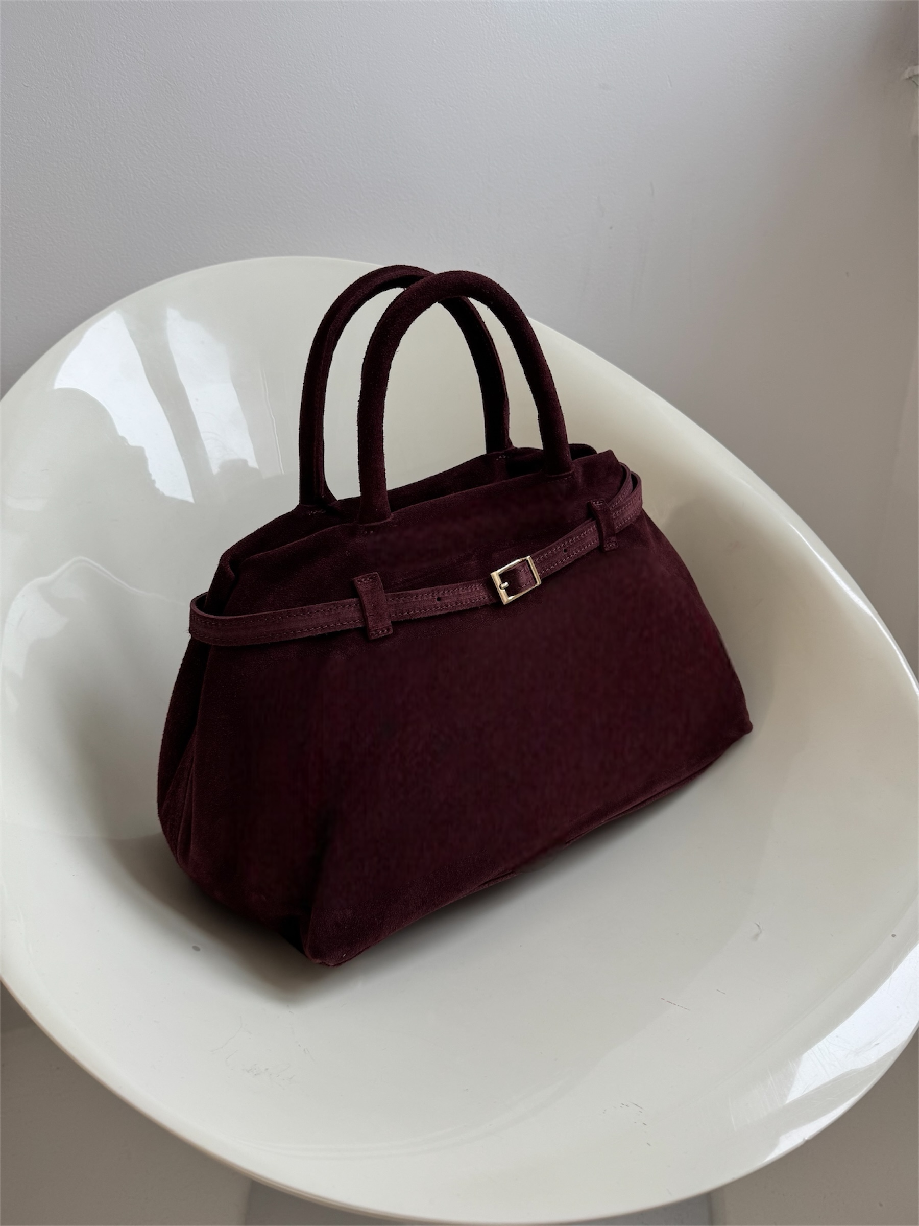 Torebka Bridget - bordowa WYPRZEDANA - obrazek 2