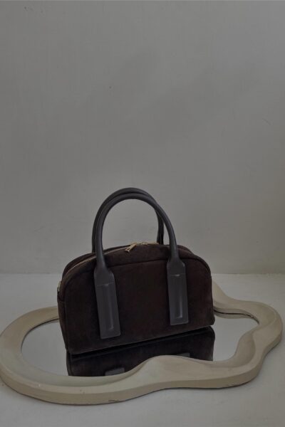 Torebka Emma - zamszowa czekoladowa