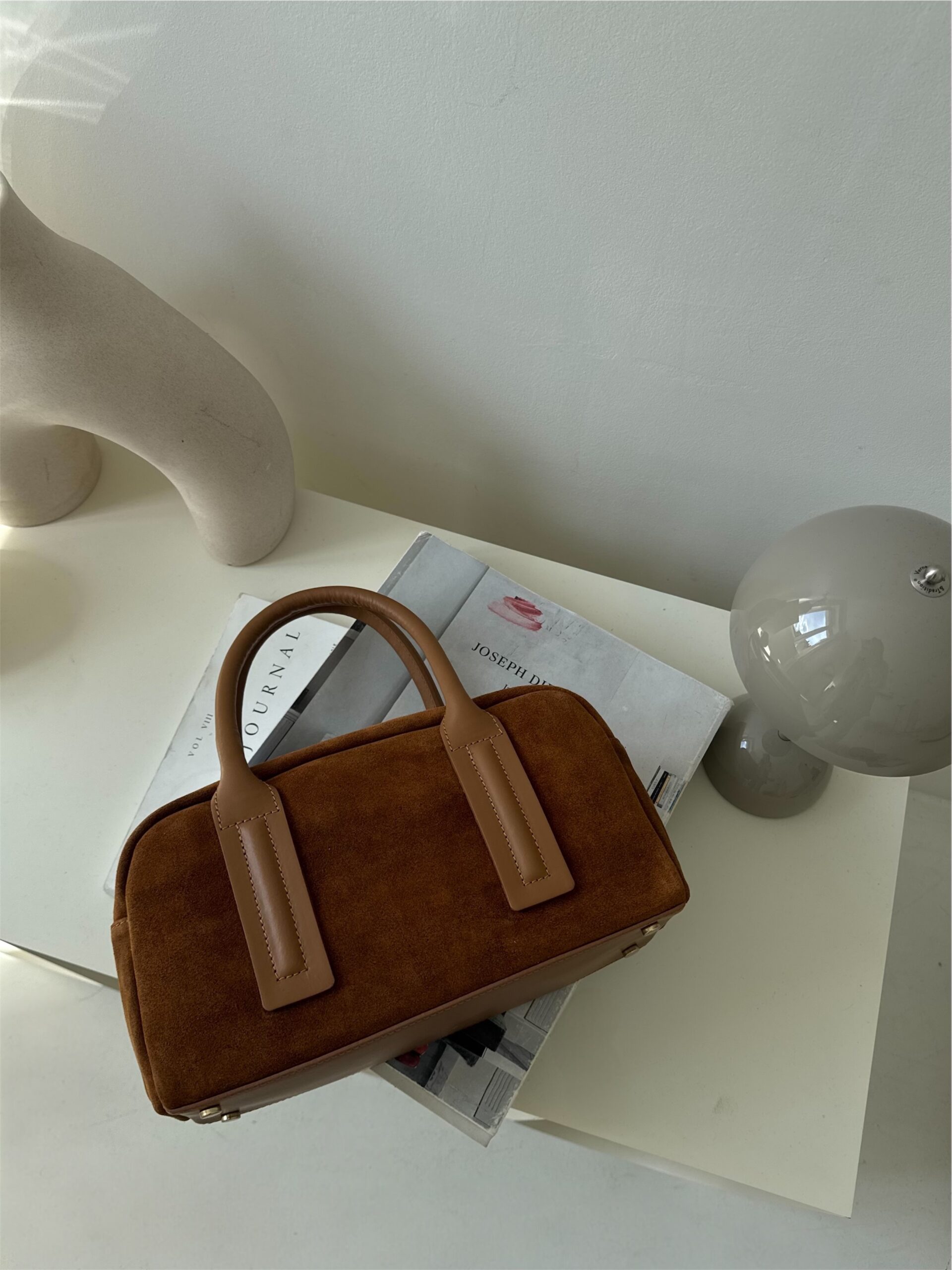 Torebka Emma - zamszowa camel - obrazek 2