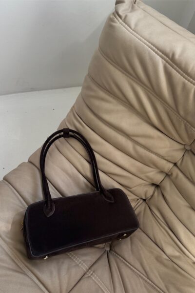 Photoroom_20250416_182857 Torebka Leila - czekoladowa zamszowa